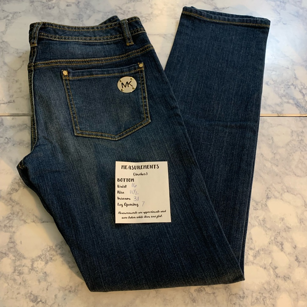 Vintage Michael Kors Dark Wash Straight Leg Jeans